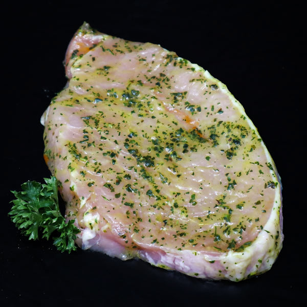 Schweinelachs | Lachs-Steak-Kräuterbutter